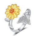 thumbnail image 1 of Gold Anxiety Ring For Women, Fidget Rings For Anxiety For Women, 1 of 5