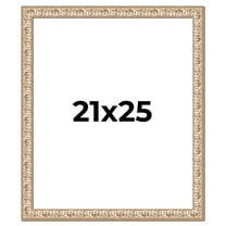 21x25 Frame White Real Wood Picture Frame Width 1.5 inches | Interior Frame Depth 0.5 inches |