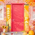 thumbnail image 6 of Herrnalise Hanging Banner Porch Sign "HAPPY FALL"Autumn Pumpkin Maple Leaf Backdrop Flag Fall Harvest Welcome Banner For Indoor Outdoor Wall Door Decoration Thanksgiving Party Decorations 71"x12", 6 of 8