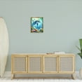 thumbnail image 3 of Stupell Industries Majestic Dolphin Underwater Nautical & Beach Painting Gold Floater Framed Canvas Art Print Wall Art, 17 x 21, 3 of 10
