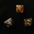 thumbnail image 3 of Dados de Adivinación Perfecl Bolsa de Franela Morada 3 Rune Dice, 3 of 7