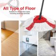 thumbnail image 4 of 3pcs Replacement for Vileda O-cedar Mop Heads Refill Microfibre Spin Mop 360 Rotating Floor Mop Head, 4 of 5