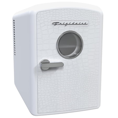 Frigidaire 9 Can Mini Fridge Cooler, Crocodile Skin Design, 6 Liter Portable Fridge for Car, Office, Bedroom, Dorm Room, or Cabin