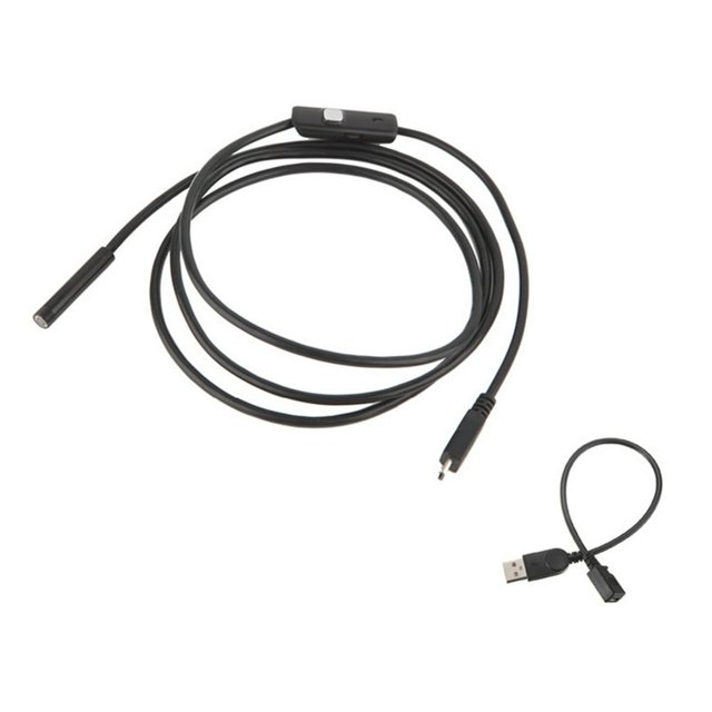 HLONK Caméra d'Inspection Domestique USB Endoscope Caméra 1.3 Millions IP67 Étanche