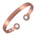 thumbnail image 1 of Wollet 99.9% Pure Copper Magnetic Bracelets for Women Men, Simple Design with Big Magnets, 1 of 3