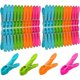 thumbnail image 1 of Juego de 48 ganchos para ropa, polipropileno/acero inoxidable, multicolor, 1 of 5