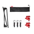 thumbnail image 1 of Outdoor Desktop Shelf Ultralight Portable Desktop Storage Rack Multifunction Aluminum Alloy Adjustable Camp Shelf with Hook, 1 of 8