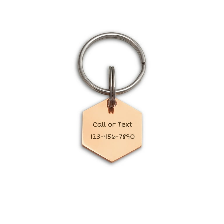 Hexagon dog tag cheap