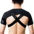 thumbnail image 6 of Double Shoulder Support Brace Strap Wrap Adjustable Shoulder Brace for Rotator Cuff, AC Joint Pain Relief for Women Men, 6 of 9