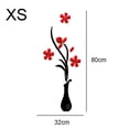 thumbnail image 2 of Creative vase acrylic 3D stereo wall stickers sofa TV background wall decoration, 2 of 5