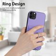 thumbnail image 2 of Allytechgroup iPhone 11 Pro Max Wallet Case for Women Men, Premium PU Leather Shockproof Hand Wrist Slim Fit Back Cover Phone Case for iPhone 11 Pro Max, Purple, 2 of 4