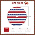thumbnail image 4 of Bingfone Christmas Tree Skirt Mat Christmas Decoration Interior 48"-American Patriotic Stars And Stripes, 4 of 8