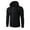 Black, variant on WREESH Men's Zip-Up Hoodie Solid Color Long Sleeve Hooded Sweatshirt Sports Track Jacket with Pockets Olive Green