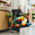 thumbnail image 6 of Toucan Large Capacity Reusable Foldable Beach Bag | Oxford Cloth Beach Bag, Laundry Organizer, and Decorative Box, 6 of 7