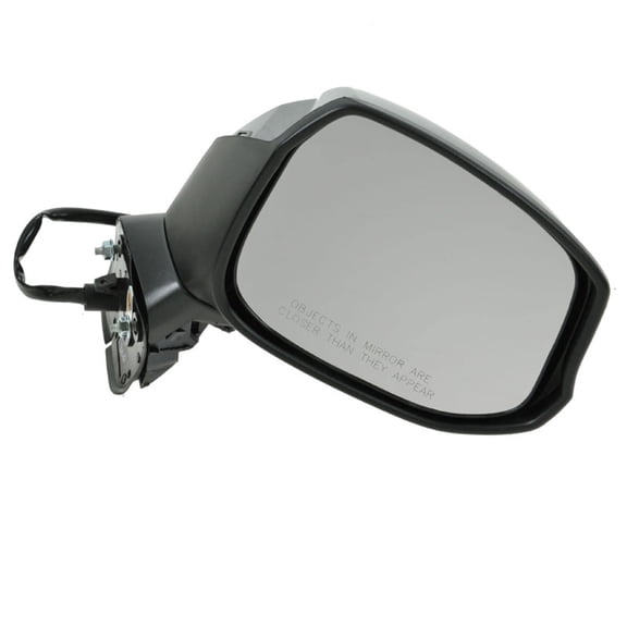 TRQ Mirror Power Heated Black Textured Passenger Side RH for 12-13 Honda Civic MRA06123