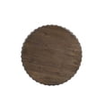 thumbnail image 5 of Taran Designs Lark Round Solid Wood End Table in Dark Brown, 5 of 7