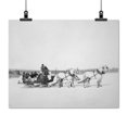 thumbnail image 2 of Print: Horses Pulling U.S. Mail Sled, circa 1900, 2 of 4