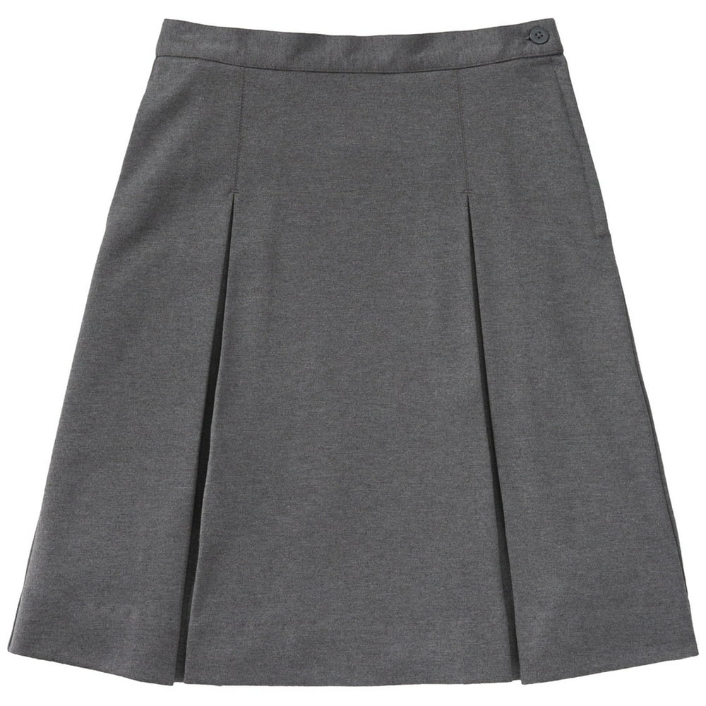 Classroom School Uniform Juniors Ponte Knit Kick Pleat Skirt 55404Z, 1/ ...