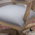 thumbnail image 3 of Faye Light Grey Office Chair, 3 of 9