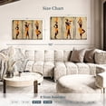 thumbnail image 4 of Elephant Stock Six Tribal African Women Wall Art - Horizontal Multi Panel Canvas - Living Room Wall Decor - People Multi Panel - Orange And Brown Decor - 38" x 24", 4 of 8