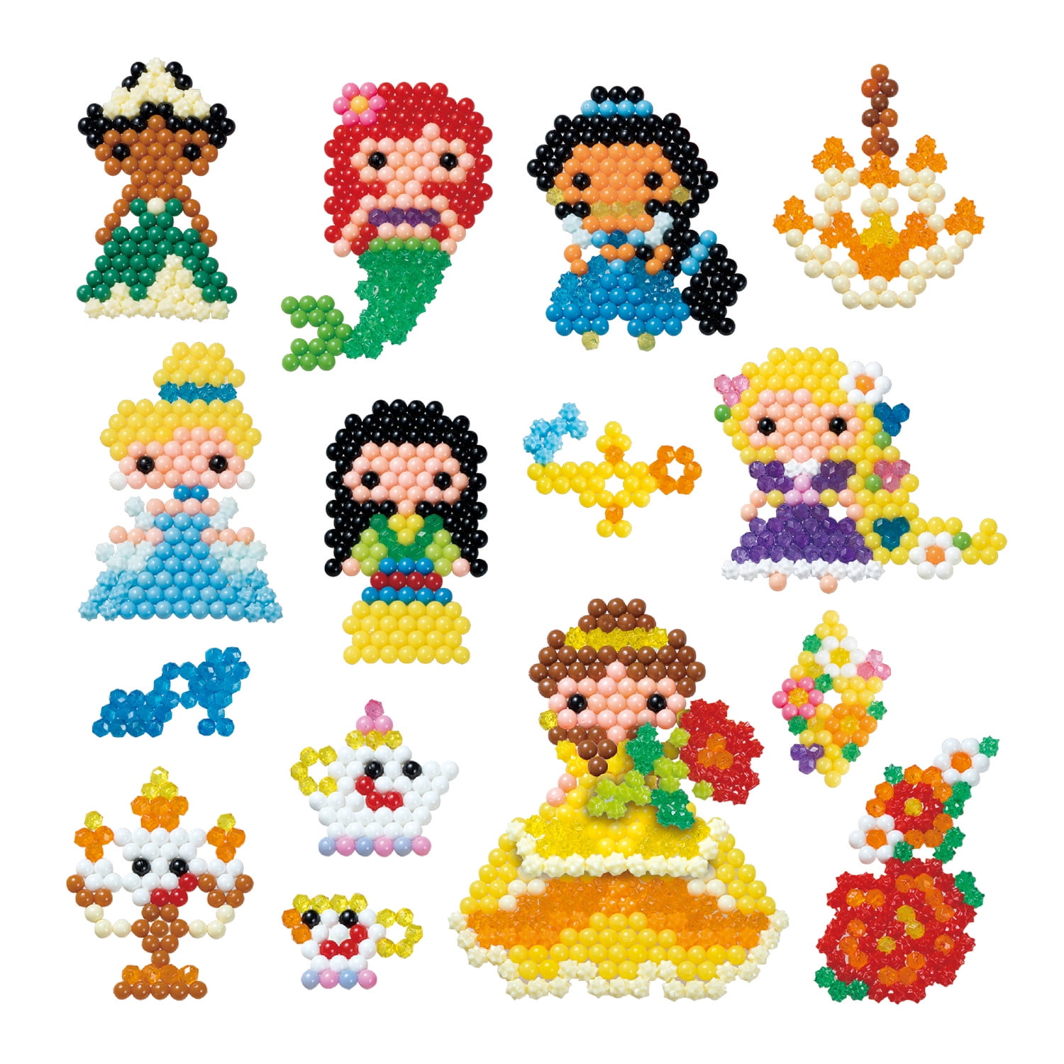 Aquabeads Disney Princess Creation Cube, Complete Arts & Crafts Bead Kit  for Children - over 2,500 beads & Display Stand the create Belle, Ariel,  Tiana, Rapunzel and more - Walmart.com