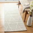 thumbnail image 3 of SAFAVIEH Marbella Aditi Diamond Runner Rug, Ivory, 2'3" x 8', 3 of 9