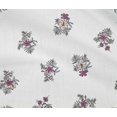 thumbnail image 4 of oneOone Cotton Flex White Fabric Leaves & Floral Artistic Fabric For Sewing Printed Craft Fabric By The Yard 40 Inch Wide, 4 of 4