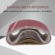 thumbnail image 4 of 20 piezas Bandas de lijado Serie 3X18 Bandas de lijado Papel para lijadora de banda (3 de 60, 80, 120, 150, 240, grano 400, 2 de grano 40) para lijadora de banda, 4 of 5