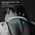 thumbnail image 5 of Portable Neck Fan Hands Free 3 Gear Adjustable USB Rechargeable Cooling Hanging Fan Quiet Neck Cooler for Outdoor Sports, 5 of 5