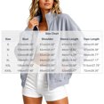 thumbnail image 3 of Xdegoge Womens Velour Track Jackets Long Sleeve Full Zip Up Stand Collar Coats with Pockets Casual Fall Winter Athletic Outerwear, 3 of 9