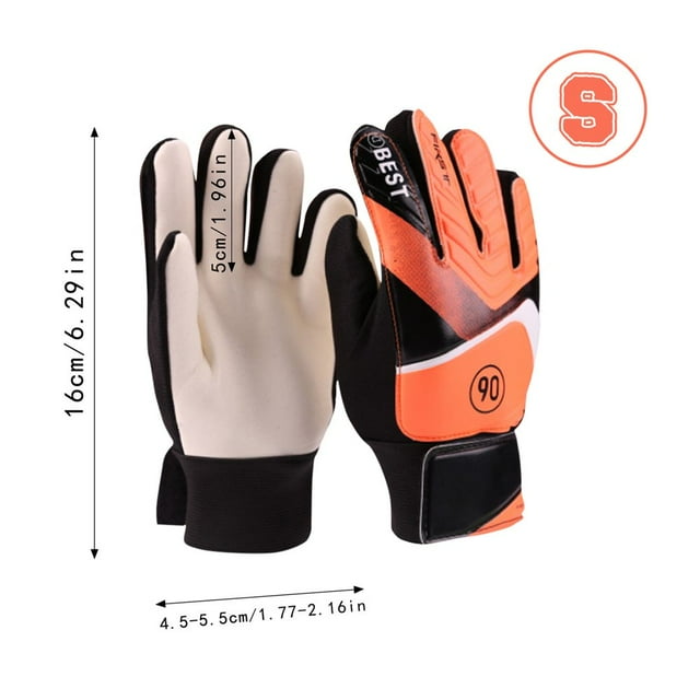 Gants de Gardien pour Enfants Garçons Enfants Gants de Football Protection Super Grips Gants Paumes
