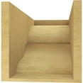 thumbnail image 4 of 10"W x 20"D x 10"H Wide Asheboro Rough Cedar Woodgrain TimberThane Corbel, Primed Tan, 4 of 6