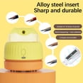 thumbnail image 1 of Boovnll Desk Lamp, Desktop Vacuum Cleaner Mini Vacuum Cleaner Confetti Keyboard Cleaner Portable Auto Collector 2-In-1 Vacuum Cleaner Pencil Sharpener, Table Lamp, 1 of 5