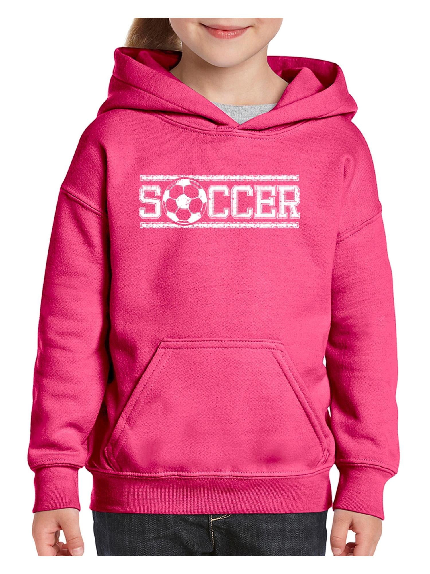 IWPF Youth Soccer With Ball Hoodie For Girls and Boys Sweatshirt