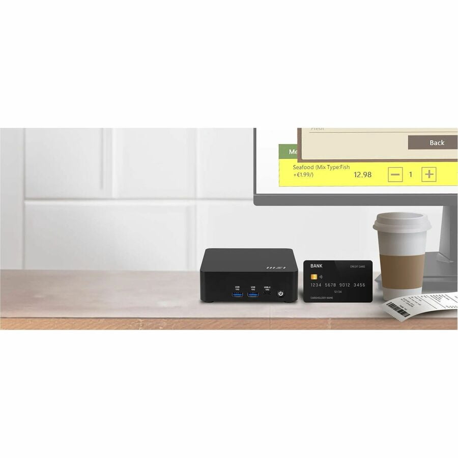 MSI Cubi NUC AI 1UMG CUBI NUC AI 1UMG-044US Desktop Computer - Intel Core Ultra 5 125H - 16 GB - 1 TB - Mini PC - 2 Yr Warranty - Windows 11 Home - Intel Arc graphics - DDR5 SDRAM - Wi-Fi 6E (IEEE ...