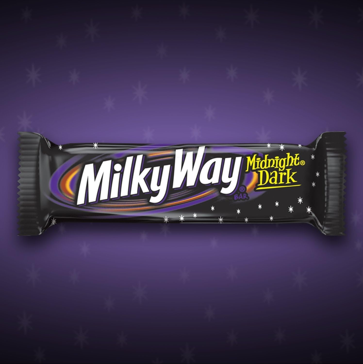 Milky Way Midnight Dark Chocolate Pack of 12 Candy Bar, 1.76 oz.