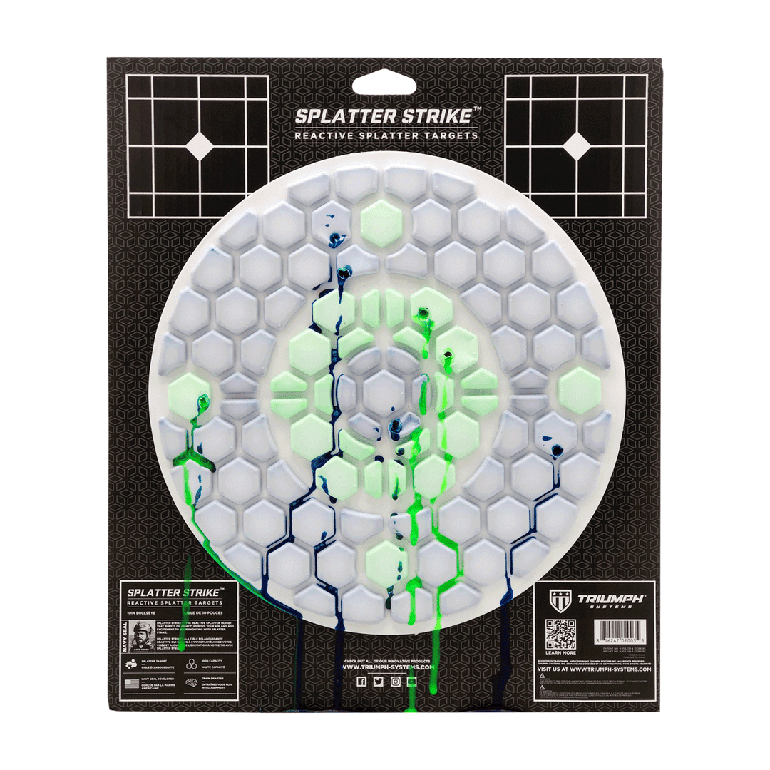 Triumph Systems, Splatter Strike Reactive Bullseye, 1 Piece