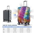 thumbnail image 4 of Kdxio Rainbow Melting Ice Cream Pattern Luggage Cover for Travel,Elastic and Durable,Fits 18-32 Inch,Anti-Scratch Suitcase Protector-No luggage included, 4 of 5