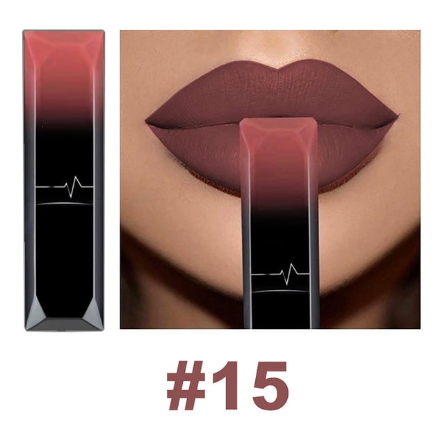 Fiudx Set de Labiales Mate, Labial Líquido Nude Aterciopelado, Delineador de Labios de Larga Duración y Antiadherente, Color de Alta Cobertura, Ideal para Fiestas, Bodas y Uso Diario, La Elección de