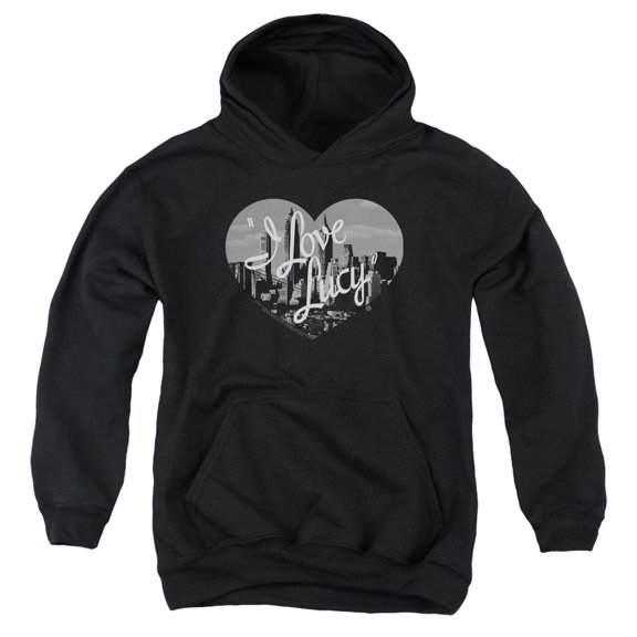 I Love Lucy - Nostalgic City - Youth Hooded Sweatshirt - Medium