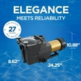 Hayward Super Pump XE 2.25 HP UltraHigh Efficiency Pool Motor