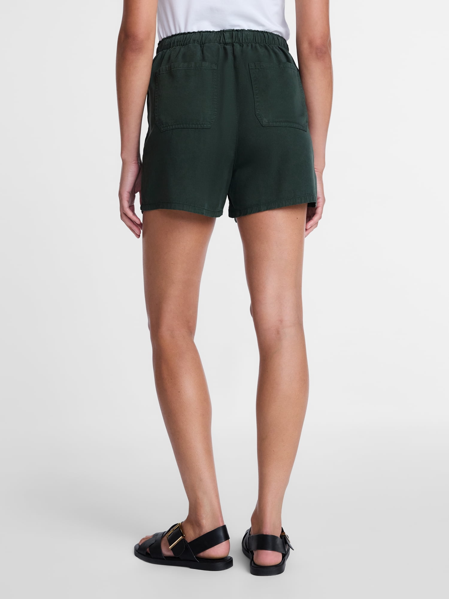 Time and Tru Women's Soft Utility Shorts, 4" Inseam, Sizes XS-XXXL
