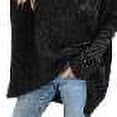 thumbnail image 4 of DYMADE Women Plus Size Dolman Sleeve Medium Length Loose Pullover Sweater, 4 of 4