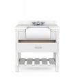 thumbnail image 3 of RoomAndLoft Austin 36" Wood Bathroom Vanity in White - Quartz Top & 1 Basin, 3 of 4