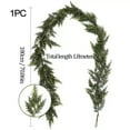 thumbnail image 6 of 9FT Cedar Christmas Garlands, Realistic Green Pine Garland, Real Touch Artificial Cypress Garlands for Mantle, Fireplace, Desk, Door, Wall & Upstairs Indoor & Outdoor Xmas Holiday Decorations, 6 of 7