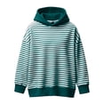 thumbnail image 5 of oqasdz Men's Sweatshirts Festival Striped Long Sleeve Hooded Pullover with Front Pocket Holiday Streetwear Versatile Casual Dailywear, 5 of 5