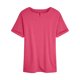 thumbnail image 5 of Tops para mujer,Camiseta de gran tamaño, top informal de color liso para mujer, manga corta de poliéster, ideal para uso diario y en casa, sopatenor, 5 of 8