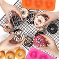 thumbnail image 3 of Molde para rosquillas, 2 uds., molde para rosquillas de silicona antiadherente para hornear, 6 rosquillas de tamaño completo, fácil de limpiar y apto para lavavajillas y microondas, 3 of 5