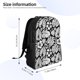 thumbnail image 4 of Disketp Tropical Leaves Mochila Unisex de Apertura Lateral Completa, Mochila para Laptop para Escuela, Trabajo y Viajes, 4 of 8