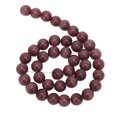 thumbnail image 2 of Pulsera de cuentas redondas de piedra natural para decoración de joyas, multifuncional, color morado oscuro, 10 mm, 2 of 8